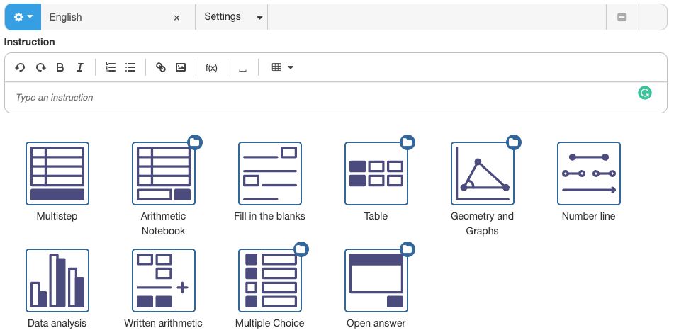 The Algebrakit Authoring tool