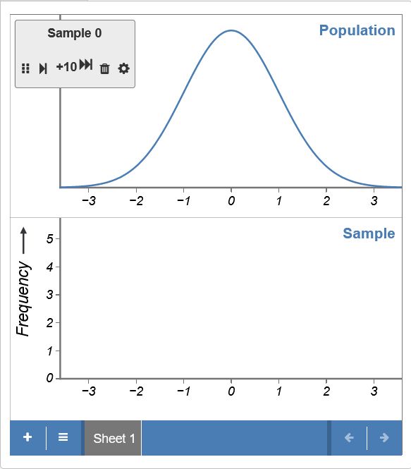 The sampling interface The sampling interface