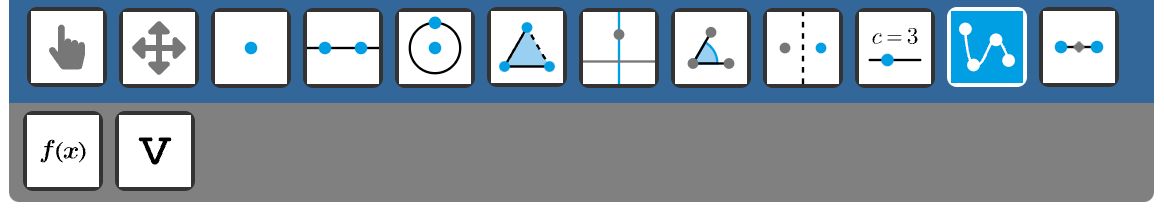 The Graph tool in the toolbar