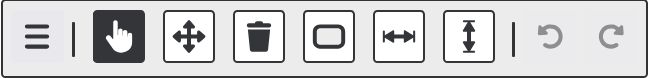 The toolbar The toolbar